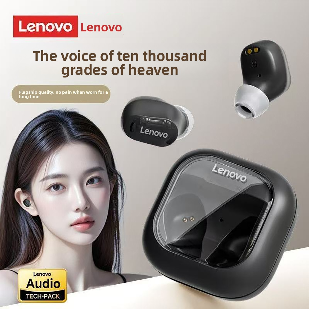 Bluetooth Trackpad - Lenovo EA200 Kabellose Bluetooth5.4-Ohrhörer, IPX4 wasserdicht,