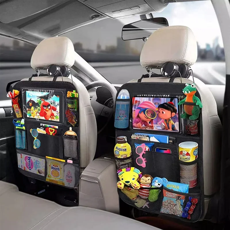 Tablet And Accessories Bag - Auto Rücksitz Organizer mit Touchscreen Tablet