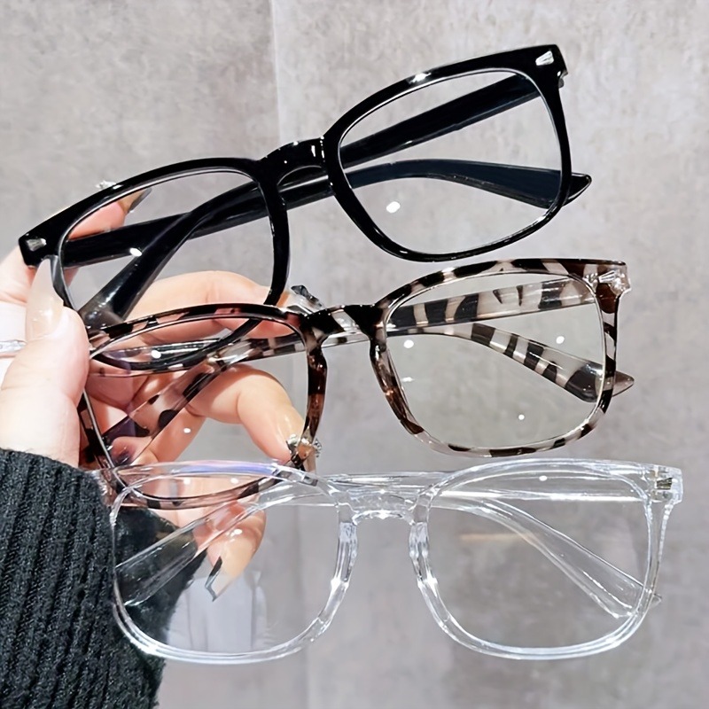 Tablet Accessories For Girls - 1/2/3 Stück quadratische Anti-Blaulicht-Brille für Männer