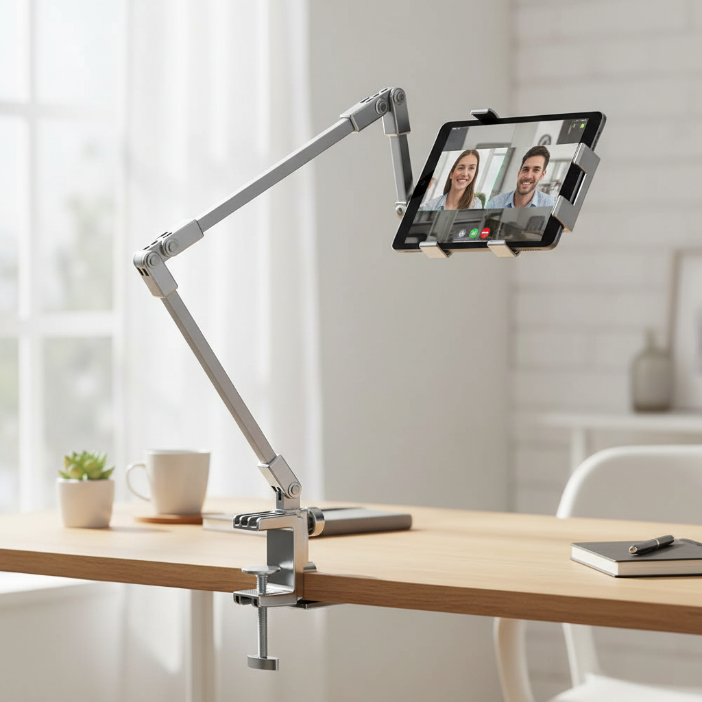 Xiaomi Tablet Accessories - Verstellbarer Tablet-Ständer, faltbar, 3-teilige Arme, Nachttisch-Telefonhalter