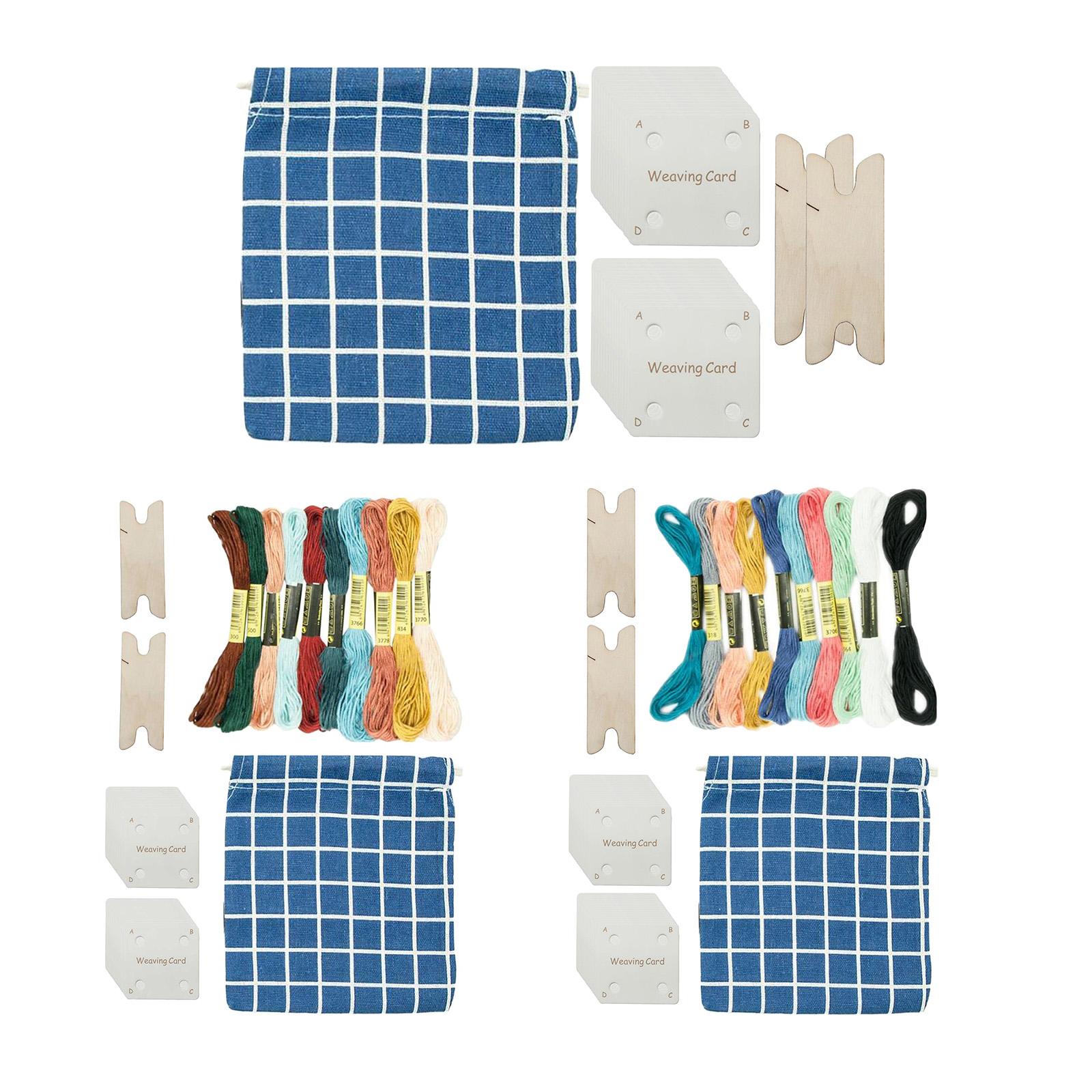 Tablet Weaving Accessories - Praktisches Webkarten-Tablet-Set für Webrahmen, DIY-Webzubehör für