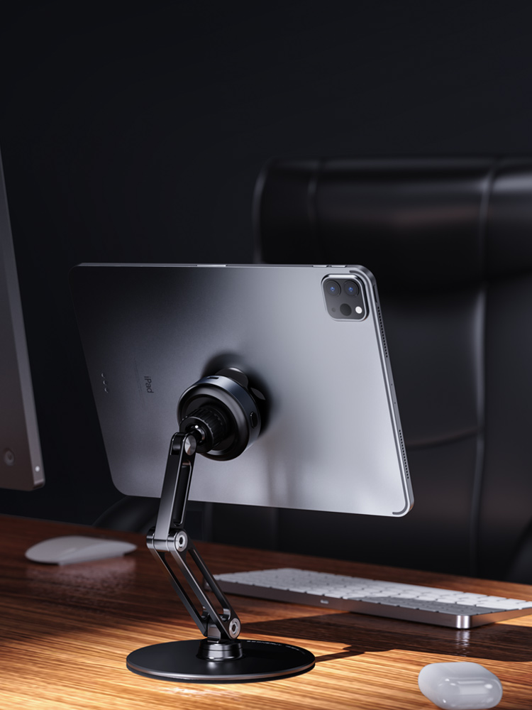 Samsung Tablet With Accessories - Artpowers Metall-Vakuum-Tablet-Halter, mobiler Ständer, Telefonzubehör für