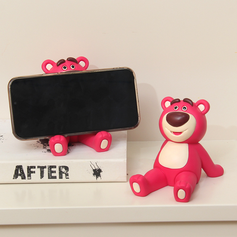 Tablet Accessories For Girls - Neuer Lotso Handyhalter aus Harz Niedlicher