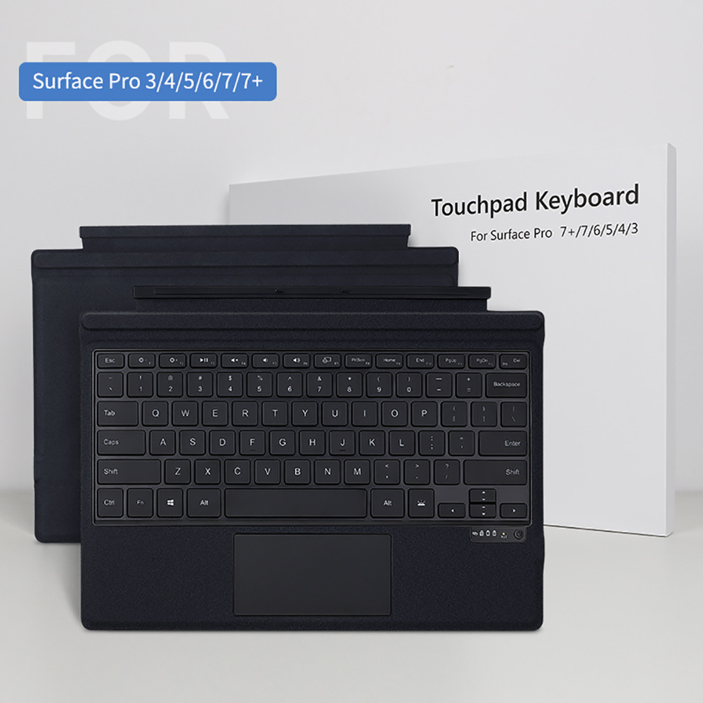Bluetooth Trackpad - Bluetooth-Tastatur mit Hintergrundbeleuchtung für Microsoft Surface