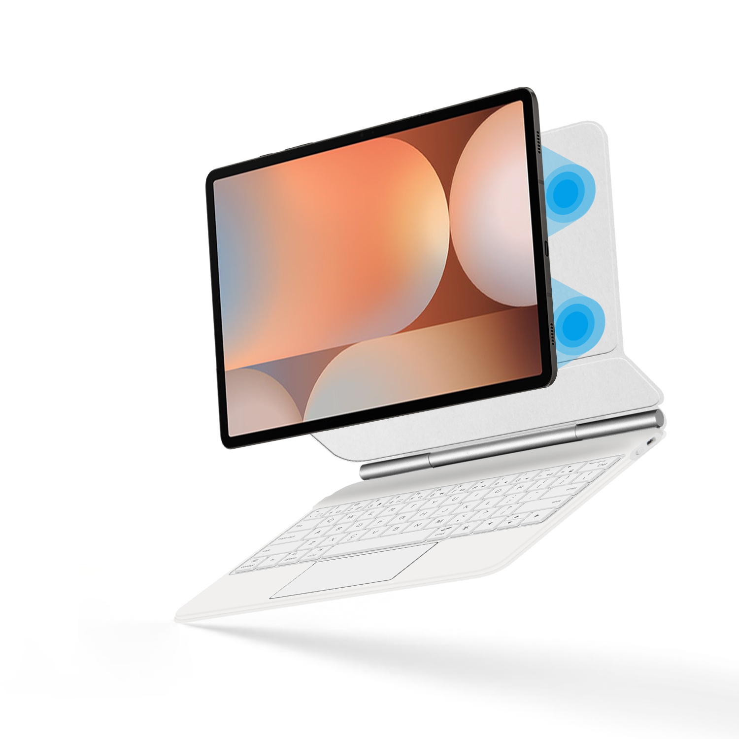 Magische Tastatur für Samsung  – Vortex Tablet Accessories Bewertung und Preis