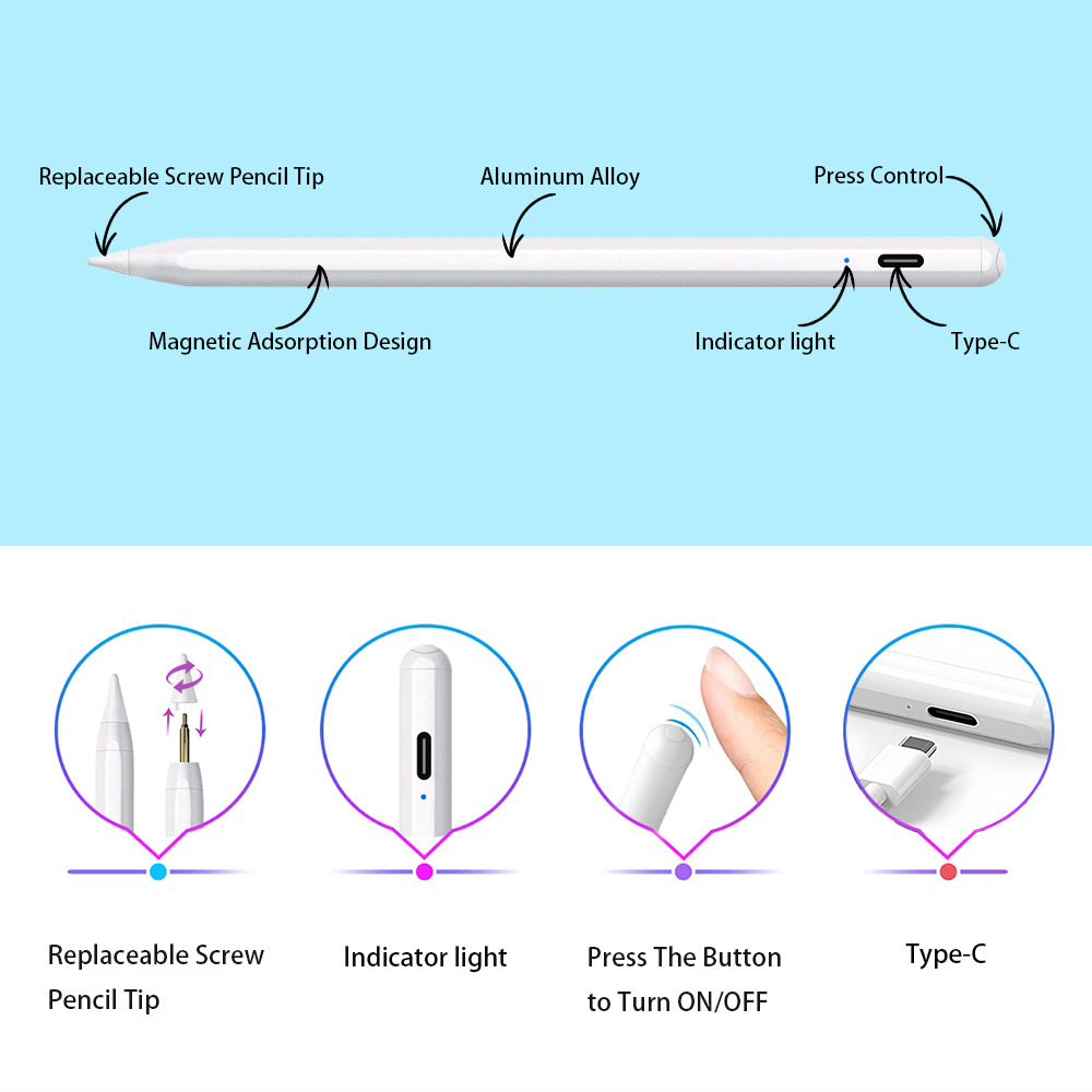 Zeichenstift Zubehör für iOS T – Drawing Tablet Pen Accessories Bewertung und Preis