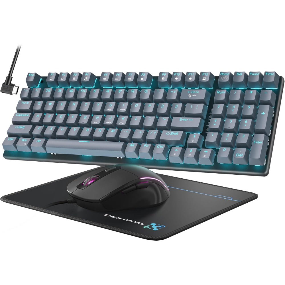 98-Tasten-Gaming-Tastatur mit  – Tablet Accessories Uk Bewertung und Preis