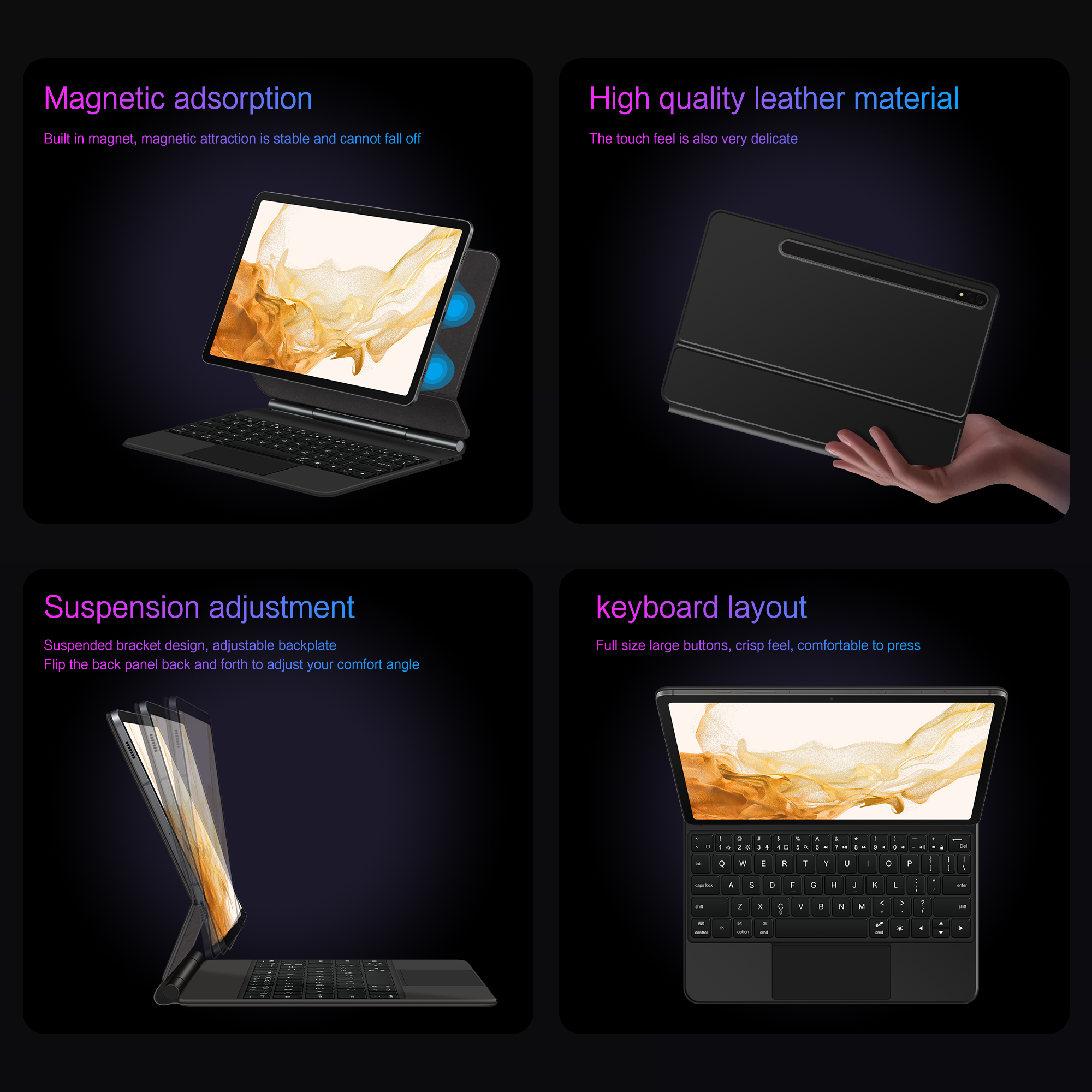 LFOIQN Magic Keyboard für Sams – Samsung Tablet With Accessories Bewertung und Preis