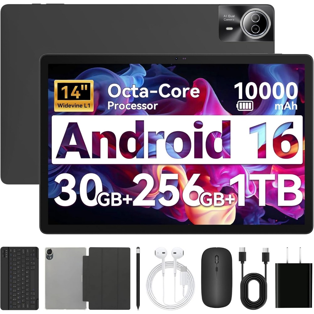 14 Zoll Android Tablet 30GB RA – Ram Tablet Accessories Bewertung und Preis