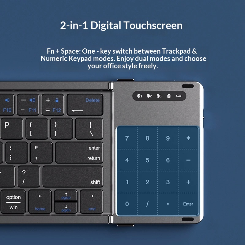 Mengzu Tri Fold kabellose Blue – Bluetooth Trackpad Bewertung und Preis