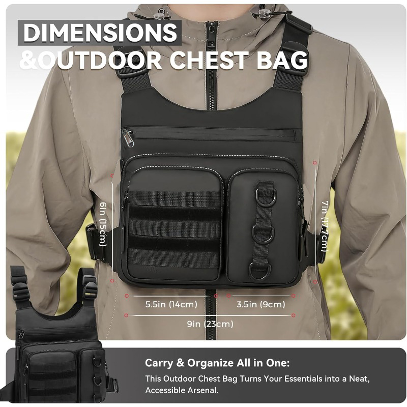 Brusttasche - Leichte und gerä – Tablet And Accessories Bag Bewertung und Preis